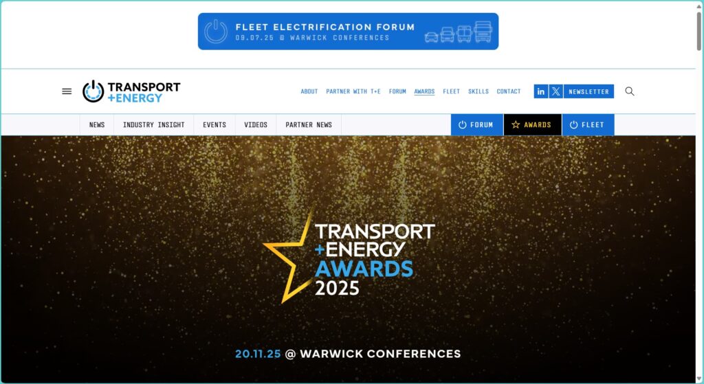 transport and energy awards 2025