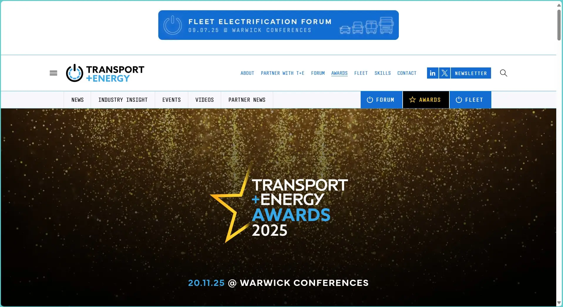 transport and energy awards 2025